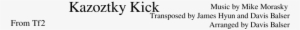 Kazoztky Kick Sheet Music Composed By Music By Mike - Politics #3491481