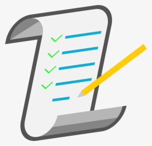 Checklist, Icon, Notes - Transparent Background Checklist Clip Art #3491803