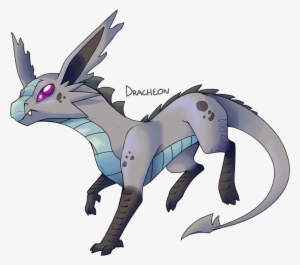 Dragon Evolves From Eevee While Holding A Dragon Scale - Evolutions Of Eevee Dragon Type #3492580