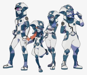 Ultra Recon Squad, From Left To Right - Pokemon Ultra Recon Squad #3492935