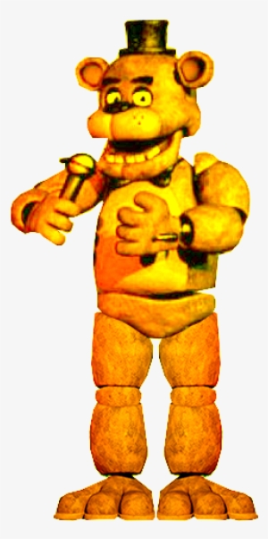 Golden Freddy Standing - Teddy Bear #3493047