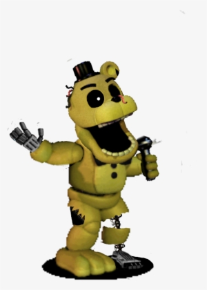 Fnafworld Withered Golden Freddy - Fnaf World #3493138
