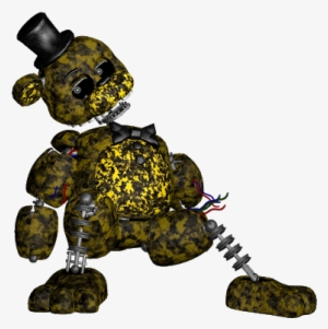 Freetoedit Ignited Golden Freddy - Fnaf Ignited Golden Freddy #3493162