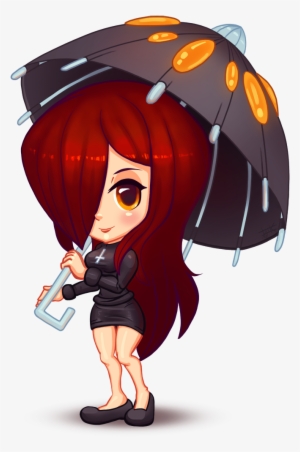 Skullgirls Parasoul Chibi By Cubehero-d6us9hs - Cartoon #3493465