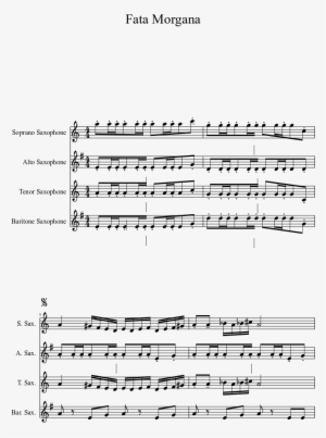 Fata Morgana Sheet Music 1 Of 3 Pages - Saxophone #3493561
