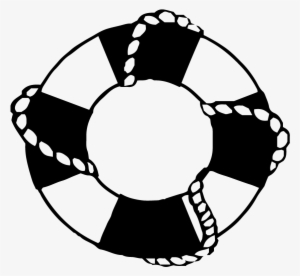 Icon-9 - Lifesaver Clipart Black And White #3493836