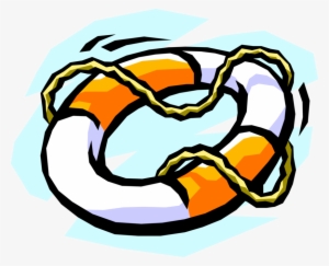 Vector Illustration Of Lifebuoy Ring Lifesaver Life - Lifebuoy #3493923