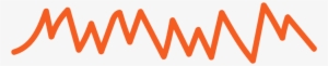 Jagged Line Orange - Portable Network Graphics #3494048