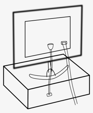 Computer-1 - Line Art #3494067