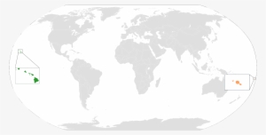 Tahiti Hawaii Locator - Map #3494836