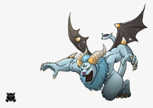 The Manticore Is A Creature Inhabiting The Mountains - Cartoon #3494905