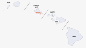 Hawaii County Map #3495270