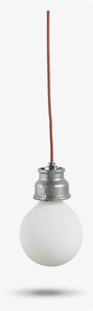 Heavy Metal E27 Pendant Light - Incandescent Light Bulb #3495466