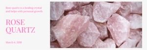 Rose Quartz Is A Healing Stone For The Heart And Soothing - Rose Quartz #3496542