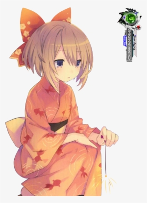 Neptunia Blanc Hyper Kawaii Yukata Render - Hyperdimension Neptunia Acrylic Multi-stand #3496653