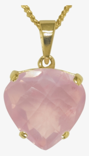 Ladies Shipton And Co 9ct Yellow Gold And Rose Quartz - Locket #3496966