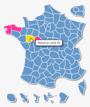 France Departements Interactive Map - Bon Coin Voiture #3497748