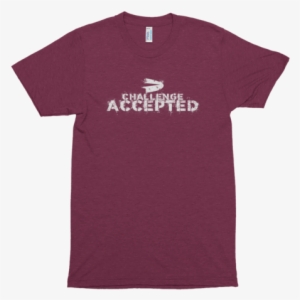 'challenge Accepted' T-shirt - 95% Coffee 5% Dry Shampoo #3498164