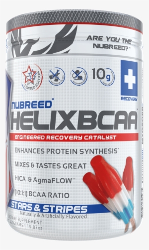 Nubreed Helix Bcaa Stars & Stripes Supplement - Helix Bcaa Strawberry Stars Stripes #3498496