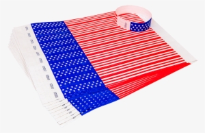 100 Pack Stars & Stripes Tyvek Wristbands - Tyvek #3498499