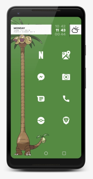 [theme] Long Boy Alolan Exeggutortheme - Facebook Messenger #3498796