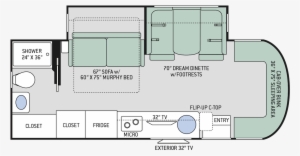 Citation Sprinter Class Motorhomes Floor Plans Thor - Thor Motor Coach #3499368