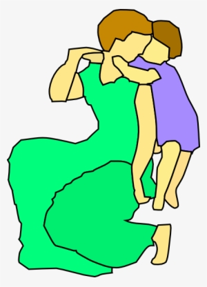 Kid Playing With Mom Svg Clip Arts 426 X 592 Px #350475