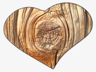 Love Wood Clipart Transparent Background - Wood Heart Png #350544
