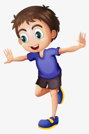 Boy Standing On 1 Foot- Clip Art Rodin, Printables, - Standing On One Foot Clipart #350858