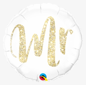 Mr Gold Glitter Foil Balloon - Decoracion De Globo Minnie Goold #351142