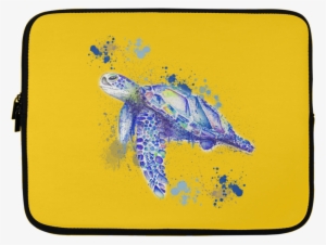 Watercolor Sea Turtle Laptop Sleeves - Free Transparent PNG Download ...