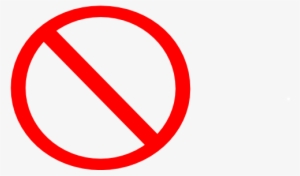 Red Cross Clipart Crossout - Símbolo Errado Png #351546
