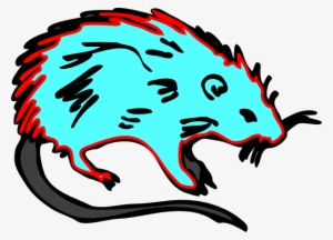 How To Set Use Hot Blue Rat Svg Vector #351693