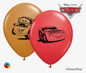 5 Inch Round Disney Lightning Mcqueen And Mater Assortment - Treat Bags 4"x9.5" 16/pkg-cars Piston Cup #351713