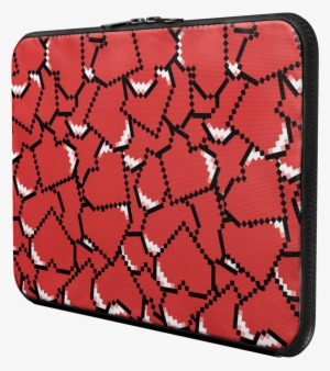 Pixel Heart Laptop Case - Coin Purse #351810