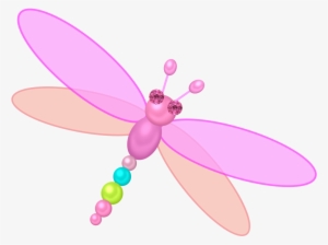Png Dragonfly And Peacock Made With Pearls,created - Dragonfly Png #351848