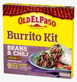 Beef And Bean Chilli Burrito Kit - Old El Paso Burrito Kit #351947