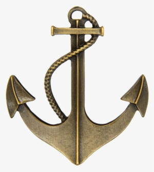 Anchor Pin 3d, Antique Gold - Gold #352462