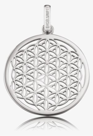 Flower Of Life Silver Rhodium Plated Erp-lifl - Pandantiv Floarea Vietii Aur #352571