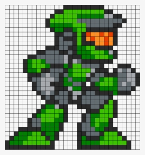 Master Chief V 2 0 Perler Bead Pattern / Bead Sprite - 16 Bit Master Chief #353072
