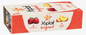 Original Strawberry And Harvest Peach - Yoplait Yogurt Cup Nutrition Facts #353387