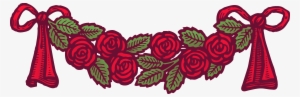Rose Clipart Banner - Rose Banner Transparent #353645