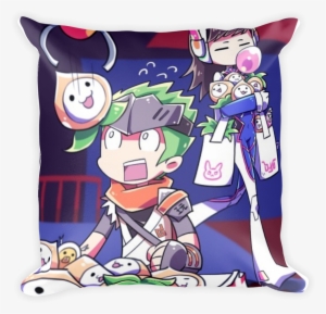 Va And Genji At The Arcade - Cushion #353974