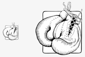 Boxing Gloves Ing Gloves Clip Art At Vector Clip Art - Boxing Gloves Outline #354108