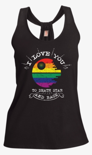 I Love You To The Death Star And Back Lgbt Shimmer - Nobody Trains To Be Average #354169