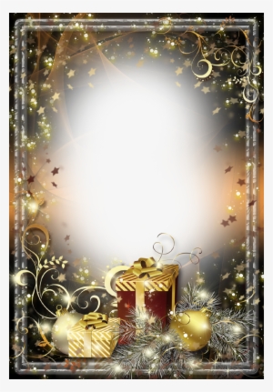 Christmas Photo Frame Twinkling Stars - Christmas Day #354192