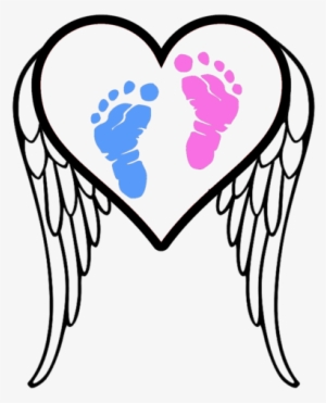 Download Pink Baby Footprints Png Image Black And White - Baby Feet With Heart Svg - Free Transparent PNG ...