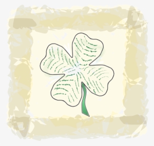 Free Clipart Of A Paddys Day Four Leaf Shamrock Clover - Birthday Cake #355033