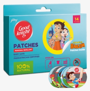 Pack Of 14 Patches - Good Night Chota Bheem Patches #355259