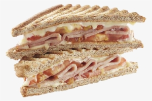 Chicken Ham, White Cheddar And Tomato Sandwich - Melt Sandwich #355633
